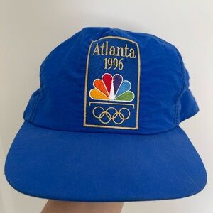 Blue nylon Atlanta 1996 NBC Olympics hat
